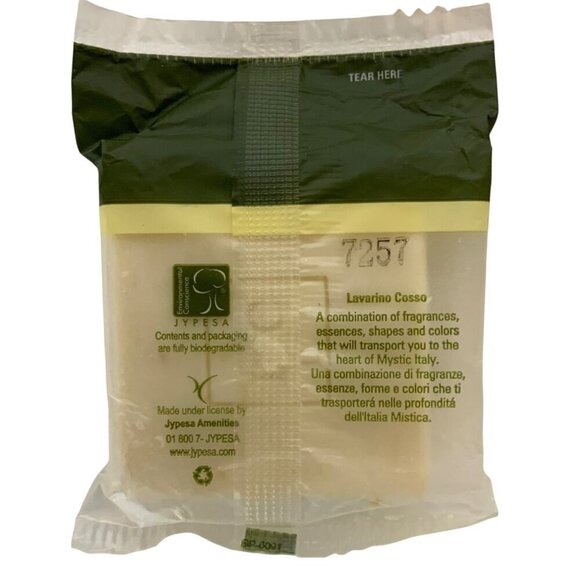 Lavarino Cosso Massage Soap Lot Of 6 Bars 1.41 Oz Each Travel Size Made In Italy - Picture 4 of 4